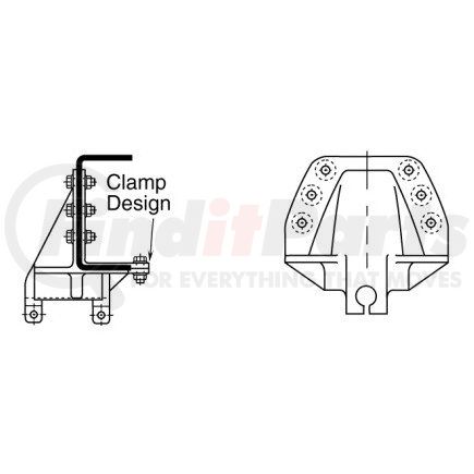 E-9630 by EUCLID - Suspension Hanger Assembly - Drive Axle Hanger