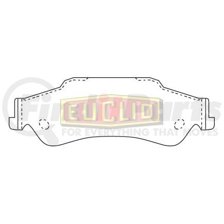 ED729V by EUCLID - DISC PAD SET