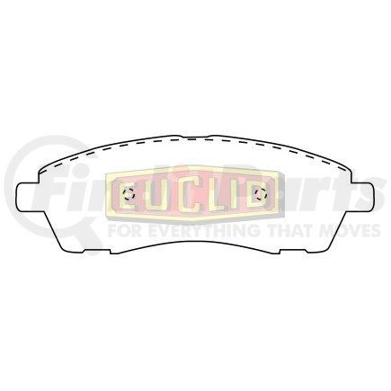 ED757V by EUCLID - Hydraulic Brake - Disc Pad Set