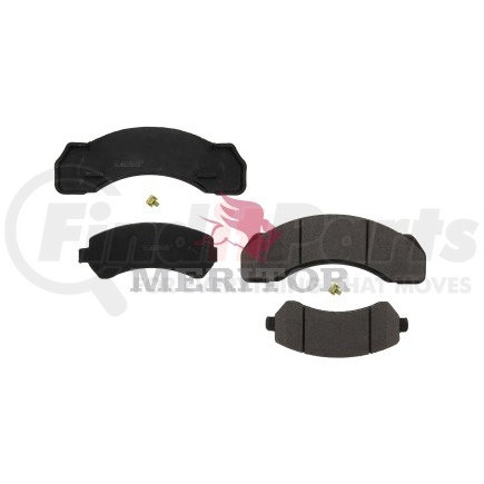 MD380 by MERITOR - Disc Brake Pad Set - 10-1/16 in. Backing Plate Length, 10 in. Lining Length