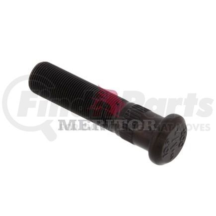 09002005 by MERITOR - Wheel End Stud - Serrated, 1.12 in. Body Length, M22 x 1.5 Thread