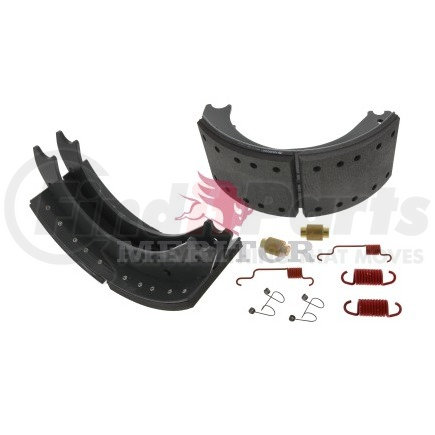 XKW3124725E by MERITOR - Remanufactured Brake Shoe - Lined, with Hardware