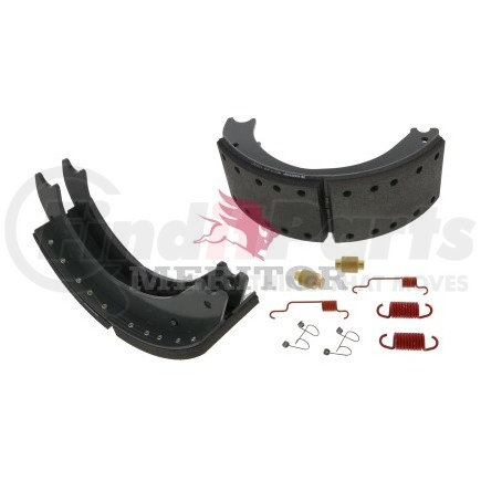 XKW3124719E by MERITOR - Drum Brake Shoe - Remanufactured Brake Shoe - Lined, With Hardware