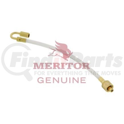 3136400 by MERITOR - Tire Inflation System Hose - 11.5 in. Length, Short Flex Hose, for 17.5 in. Wheels