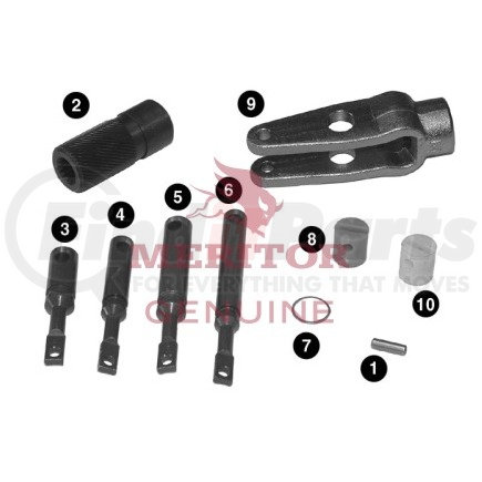 KIT1350LW by MERITOR - Air Brake Slack Adjuster Repair Kit - Meritor Genuine Automatic Slack Adjuster Hardware