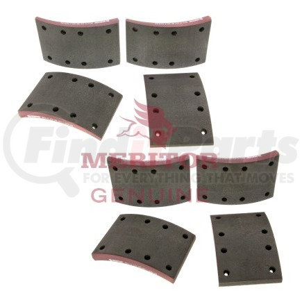 MA2124720 by MERITOR - Drum Brake Shoe Lining - 5.00" Width, for 16.50" Brake Diameter