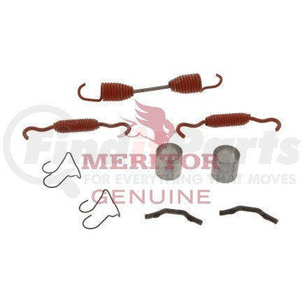 KIT8041 by MERITOR - Drum Brake Shoe Return Spring Kit - with Stainless Steel Anchor Pin