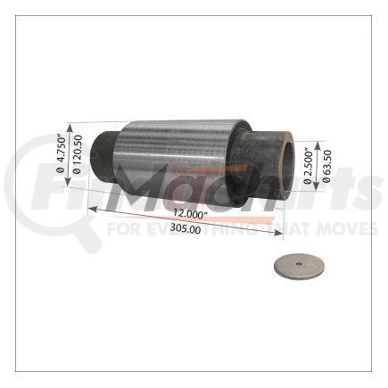 G1595 by MERITOR - CENTER BUSHING W/ LOOSE PLUG