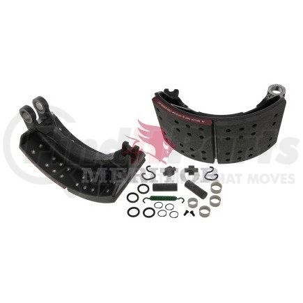 XKW4034471RC by MERITOR - Drum Brake Shoe Kit - Lined, with Hardware