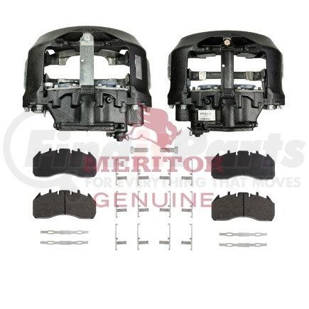 KIT225290 by MERITOR - Air Brake Disc Brake Caliper - Meritor Genuine Ex225 Retrofit Kit Bus With Man Axle