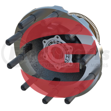 HF838K by GUNITE - Disc Wheel Hub I80-Spindle 10 Studs