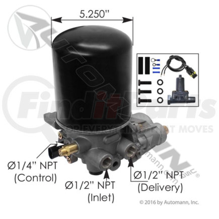 170.955205 by AUTOMANN - Air Dryer, Wabco Type