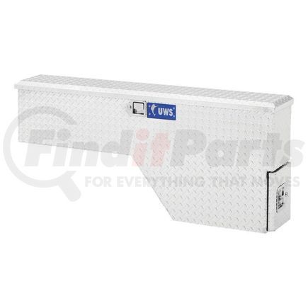 FW-48-DS-D by UWS - Bright Aluminum 48" Driver-Side Wheel Well Tool Box (LTL Shipping Only)