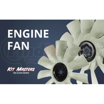 4735-41296-114KM by KIT MASTERS - Kysair Engine Cooling Fan - Counter Clockwise, 28 in. Diameter, 4" Pilot