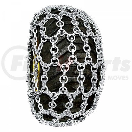 TR505070 by QUALITY CHAIN - Loader/Grader, Trygg Beaver, Net Style, Forged Grousers with 18x18mm Square Studs, 13mm Connecting Rings