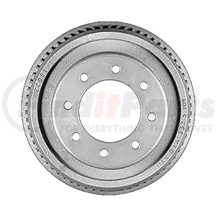 PDR0657 by BENDIX - Brake Drum - Rear, 13", Cast Iron, Natural, 8 Lug Holes, 6.5" Bolt Circle