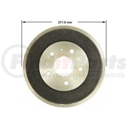 PDR0844 by BENDIX - Brake Drum - Cast Iron, 9 Inch Diameter, 5 Lug Holes