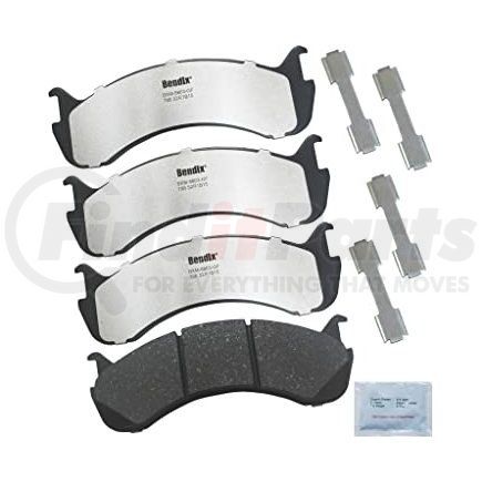 MKD786FM by BENDIX - FLEET METLOK Disc Brake Pad Set