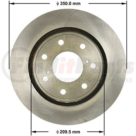 PRT6053 by BENDIX - Brake Rotor