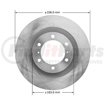 PRT6066 by BENDIX - Brake Rotor