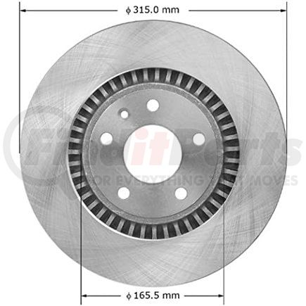 PRT5907 by BENDIX - Brake Rotor
