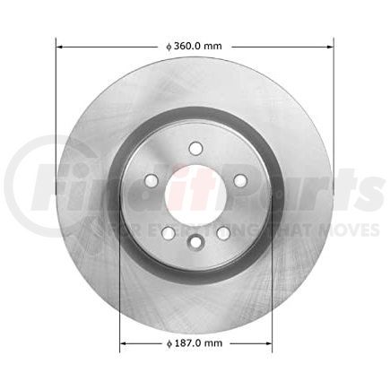 PRT5956 by BENDIX - Brake Rotor