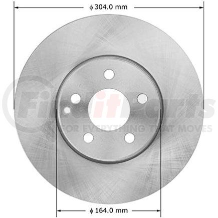 PRT5957 by BENDIX - Brake Rotor