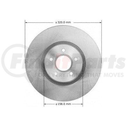 PRT5962 by BENDIX - Brake Rotor