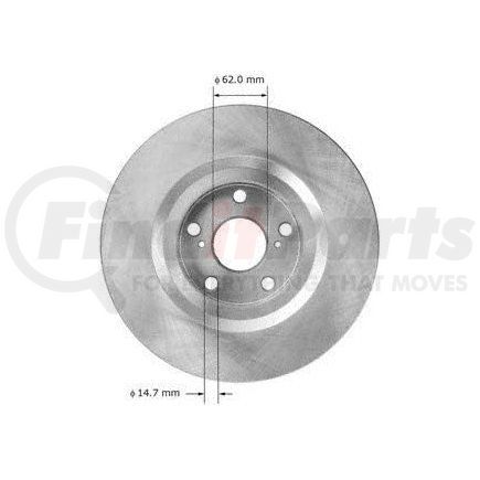 PRT5974 by BENDIX - Brake Rotor