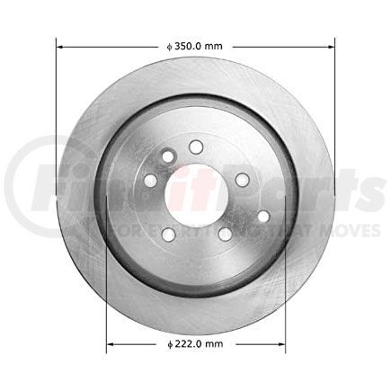 Bendix PRT5989 Disc Brake Rotor Brake Rotor