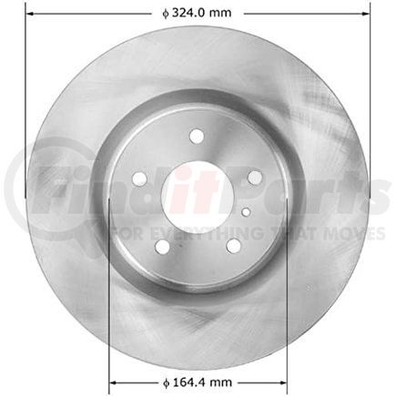 PRT6085 by BENDIX - Brake Rotor