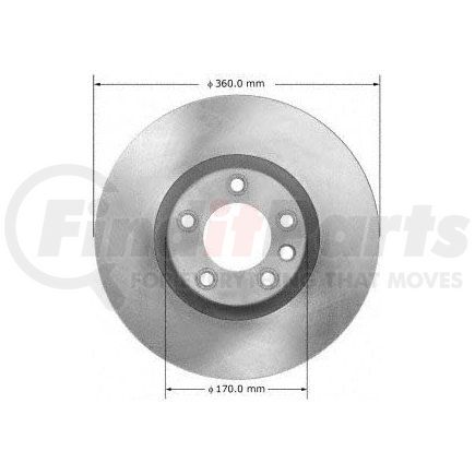 PRT6137 by BENDIX - Brake Rotor