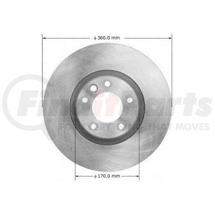 PRT6139 by BENDIX - Brake Rotor