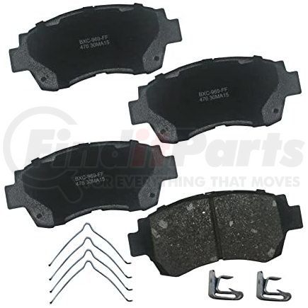 SBC476 by BENDIX - Stop Ceramic Disc Pad Set