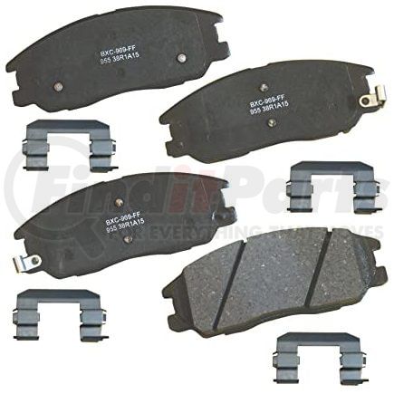 SBC955 by BENDIX - Stop Ceramic Disc Pad Set