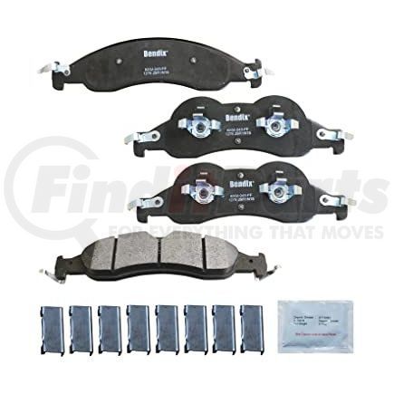 CFM1278 by BENDIX - Premium Copper-Free Brake Pad