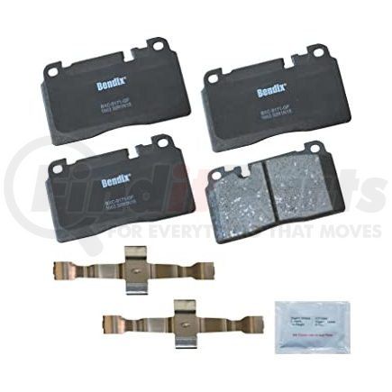 CFC1663 by BENDIX - Premium Copper-Free Brake Pad