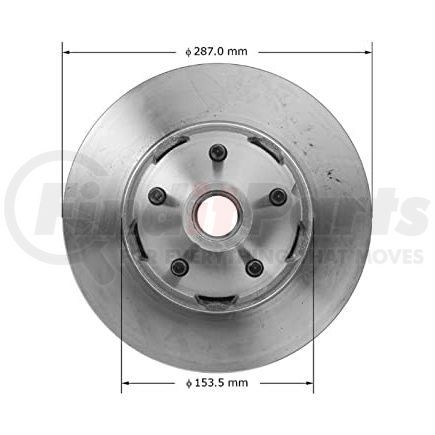 PRT1017 by BENDIX - Brake Rotor