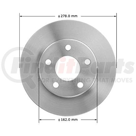 PRT1868 by BENDIX - Brake Rotor