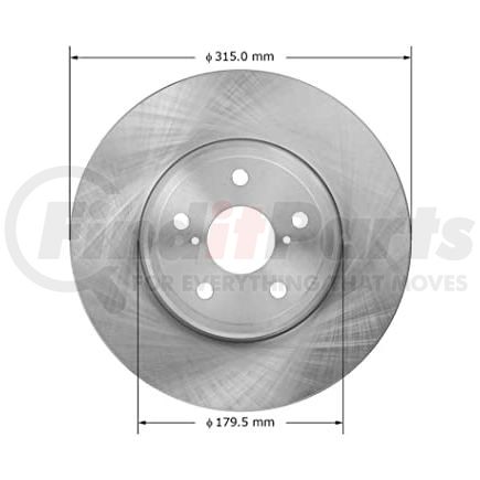 PRT5788 by BENDIX - Brake Rotor