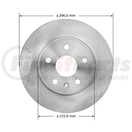 PRT6033 by BENDIX - Brake Rotor