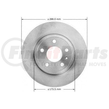 PRT6038 by BENDIX - Brake Rotor