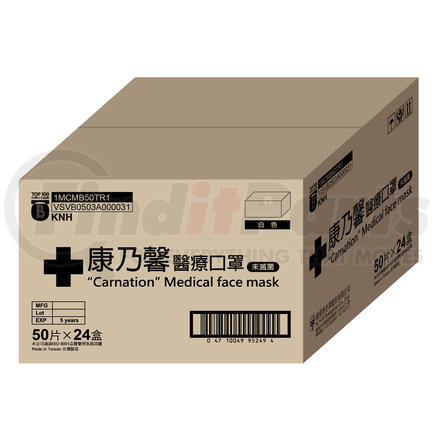  KNH-MASK by MISC - MEDICAL MASKS  1 Box = 24 Packs of 50EA masks.