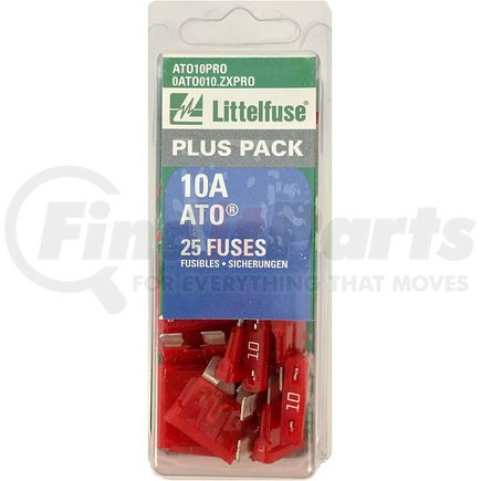 ATO10-PRO by LITTELFUSE - 10AMP ATO FUSE-25PC