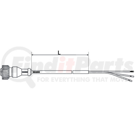 4494130900 by WABCO - Connecting Cable