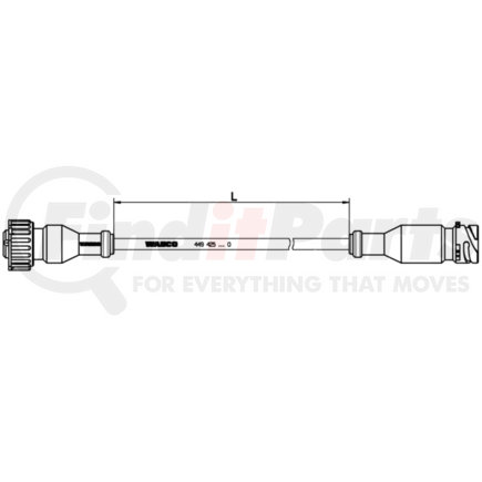 4494250300 by WABCO - Multi-Purpose Control Cable