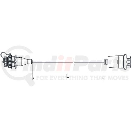 4496720300 by WABCO - Multi-Purpose Control Cable