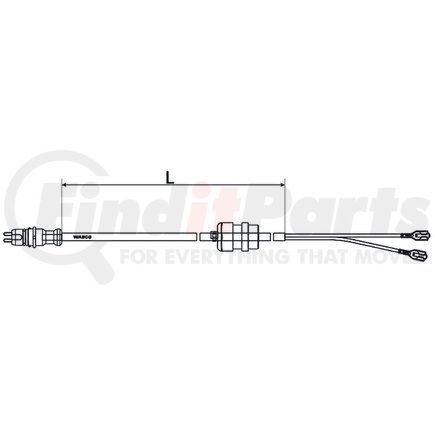 4497150300 by WABCO - Air Brake Cable