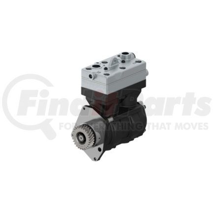 9125102000 by WABCO - Air Brake Compressor - Twin Cylinder, 636 cc, Flange Mounted, Water Cooling