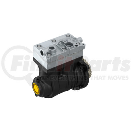 9125120330 by WABCO - Air Brake Compressor - Twin Cylinder, Flange Mounted, Water Cooling